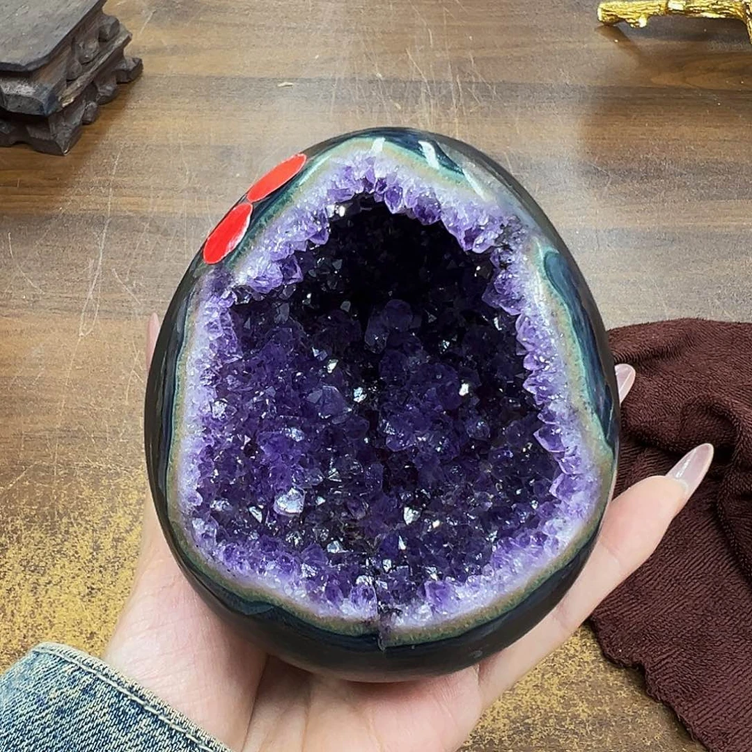 紫晶摆件未镶嵌晶体