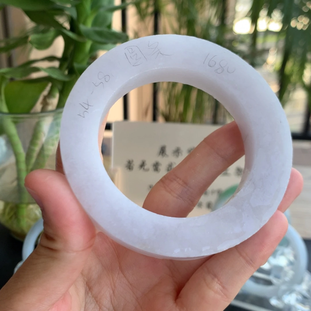 定制翡翠手镯未镶嵌54-58
