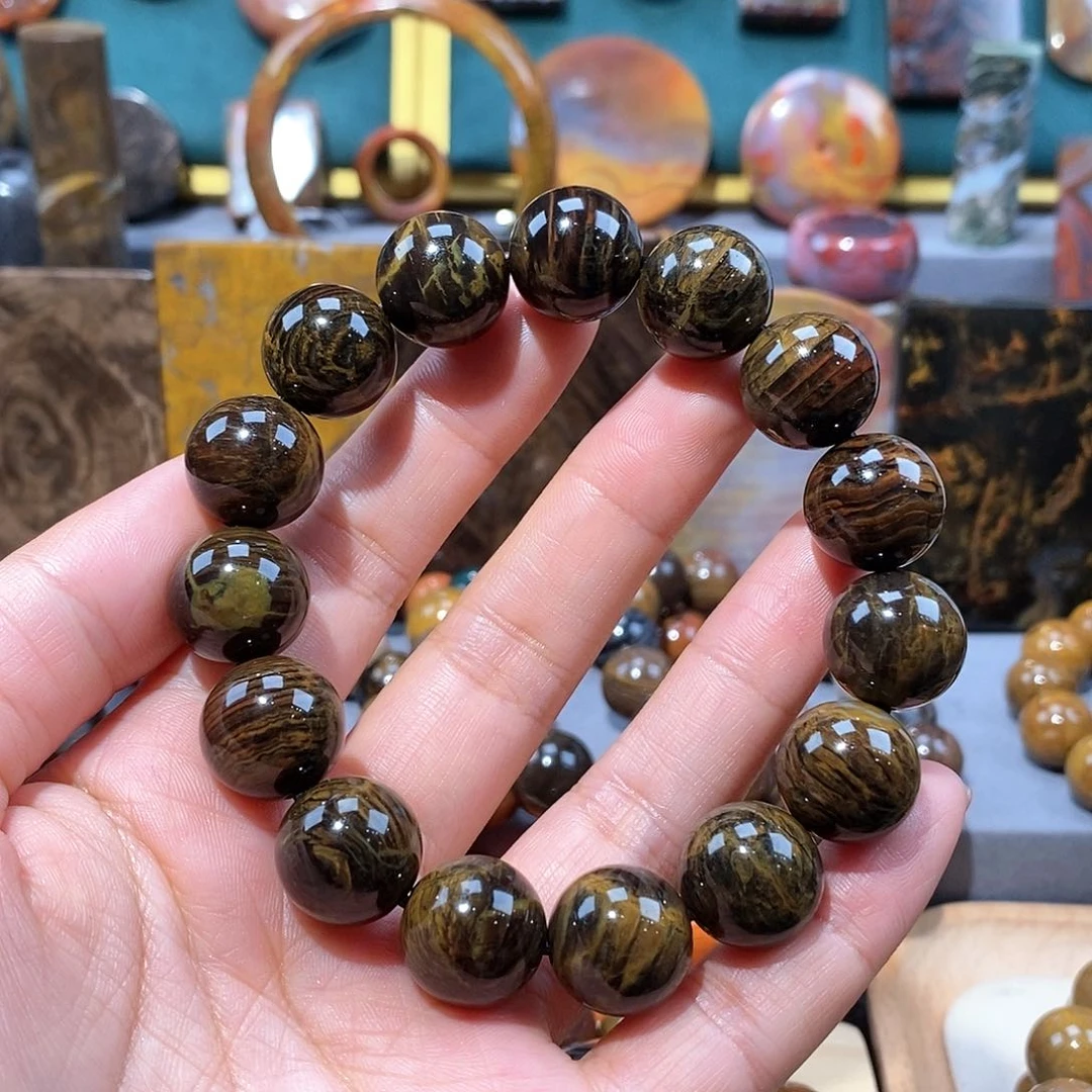 硅化玉天然北票硅化玉手串未镶嵌珑*天然北票硅化玉手串