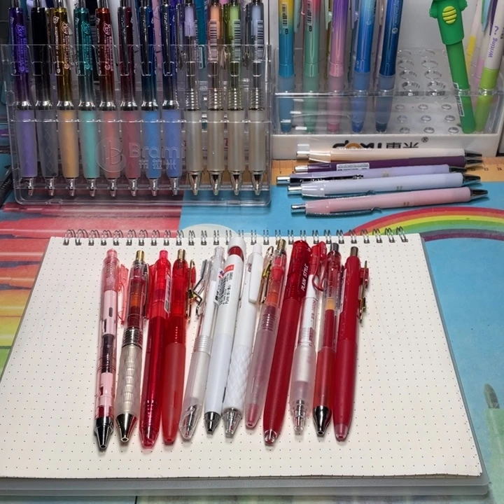 多品牌红笔混款组合12支