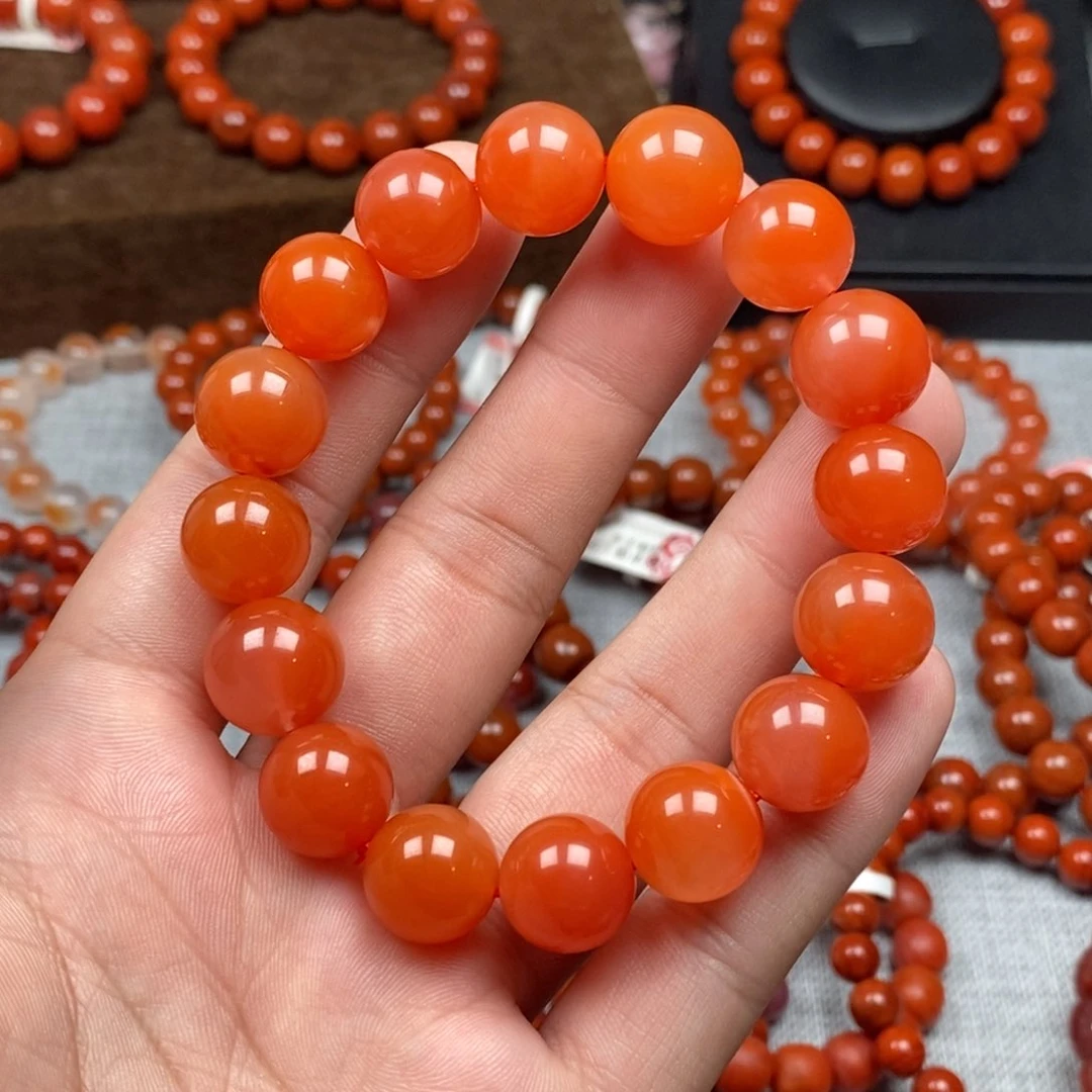 未镶嵌手串南红玛瑙13mm