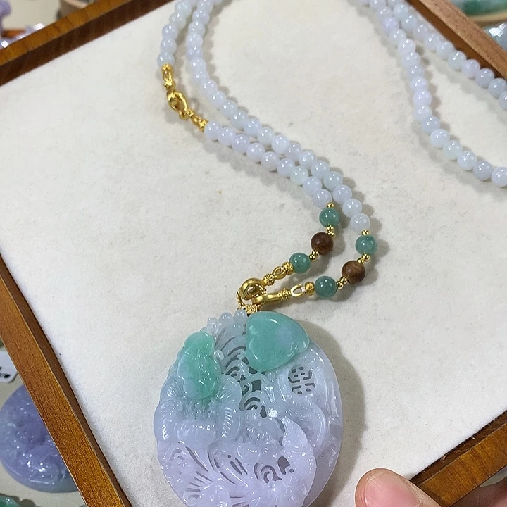 颈饰未镶嵌翡翠翡翠吊坠