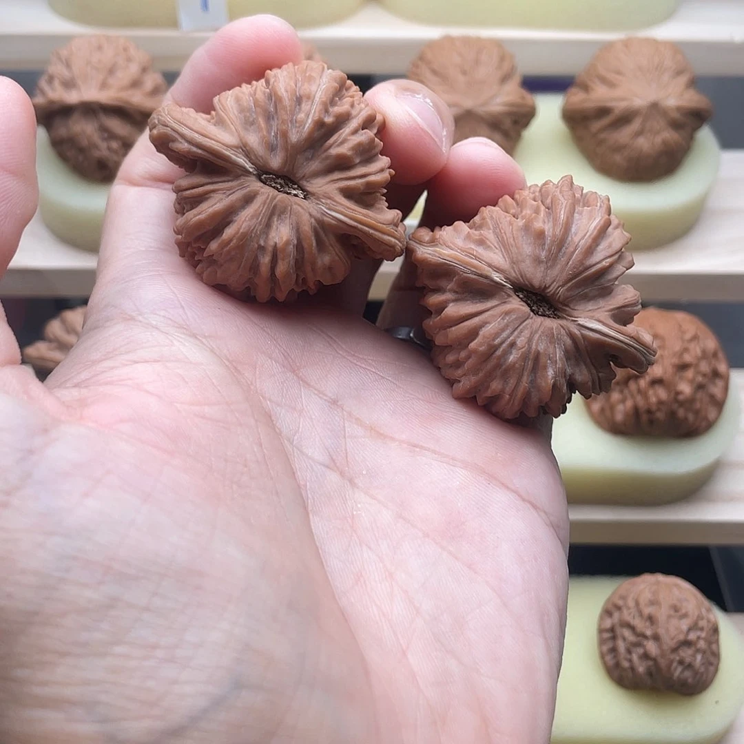 吊坠文玩核桃45全品四座楼