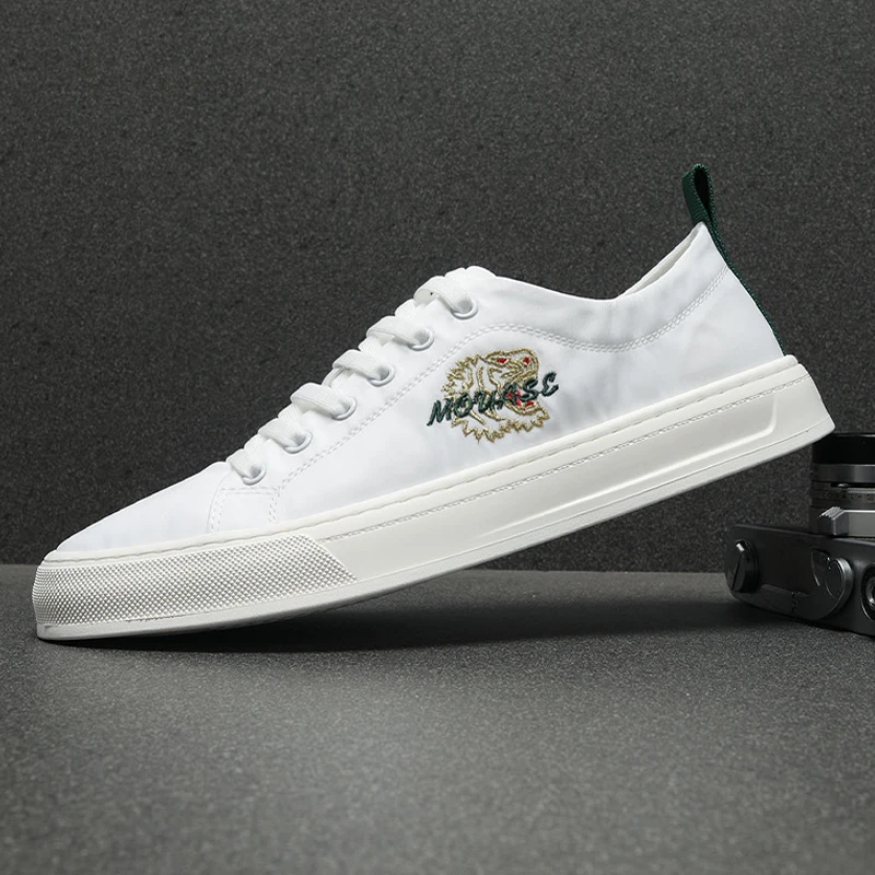 冰丝布男2025夏季新款时尚休闲鞋男百搭轻便舒适透气鞋子男士板鞋