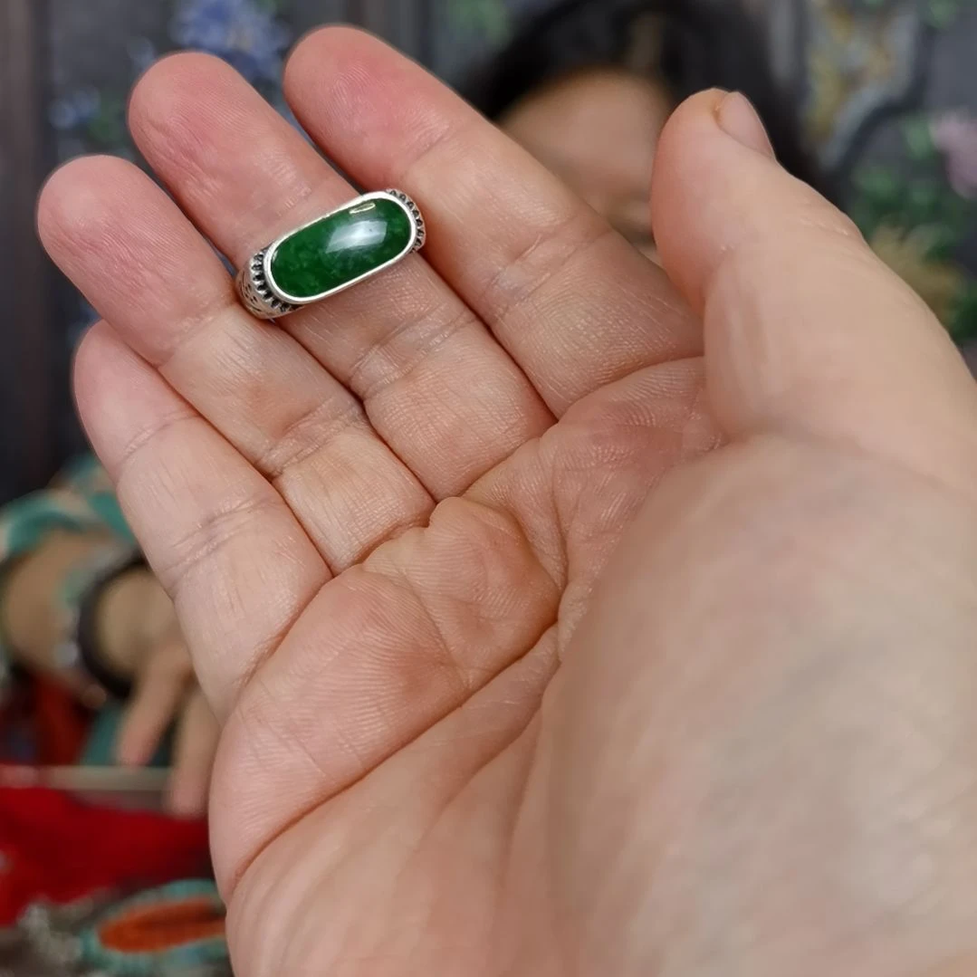 未镶嵌戒指翡翠未****a戒指