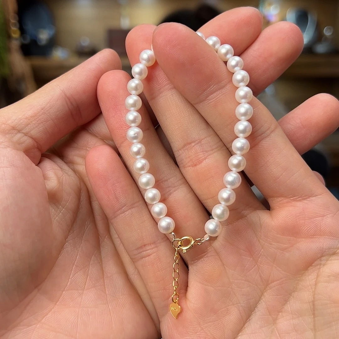未镶嵌手链淡水珍珠