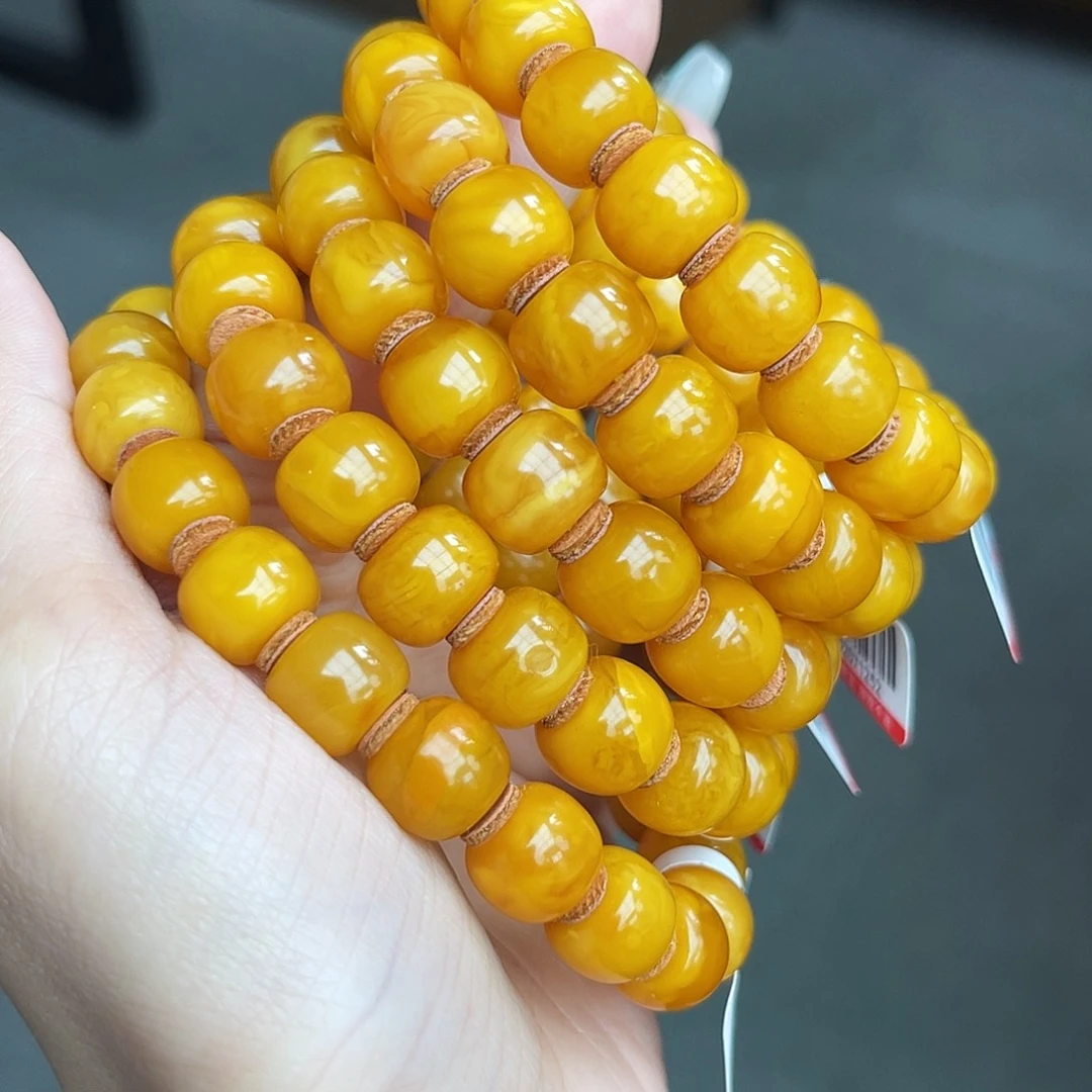 未镶嵌琥珀手链11m多样性发其一