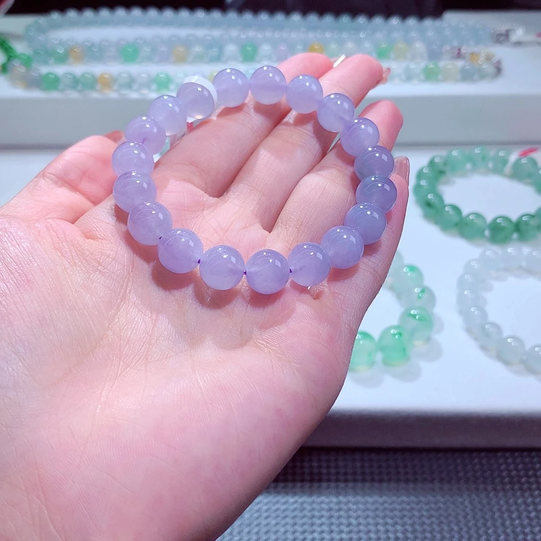 未镶嵌手链翡翠卡10mm