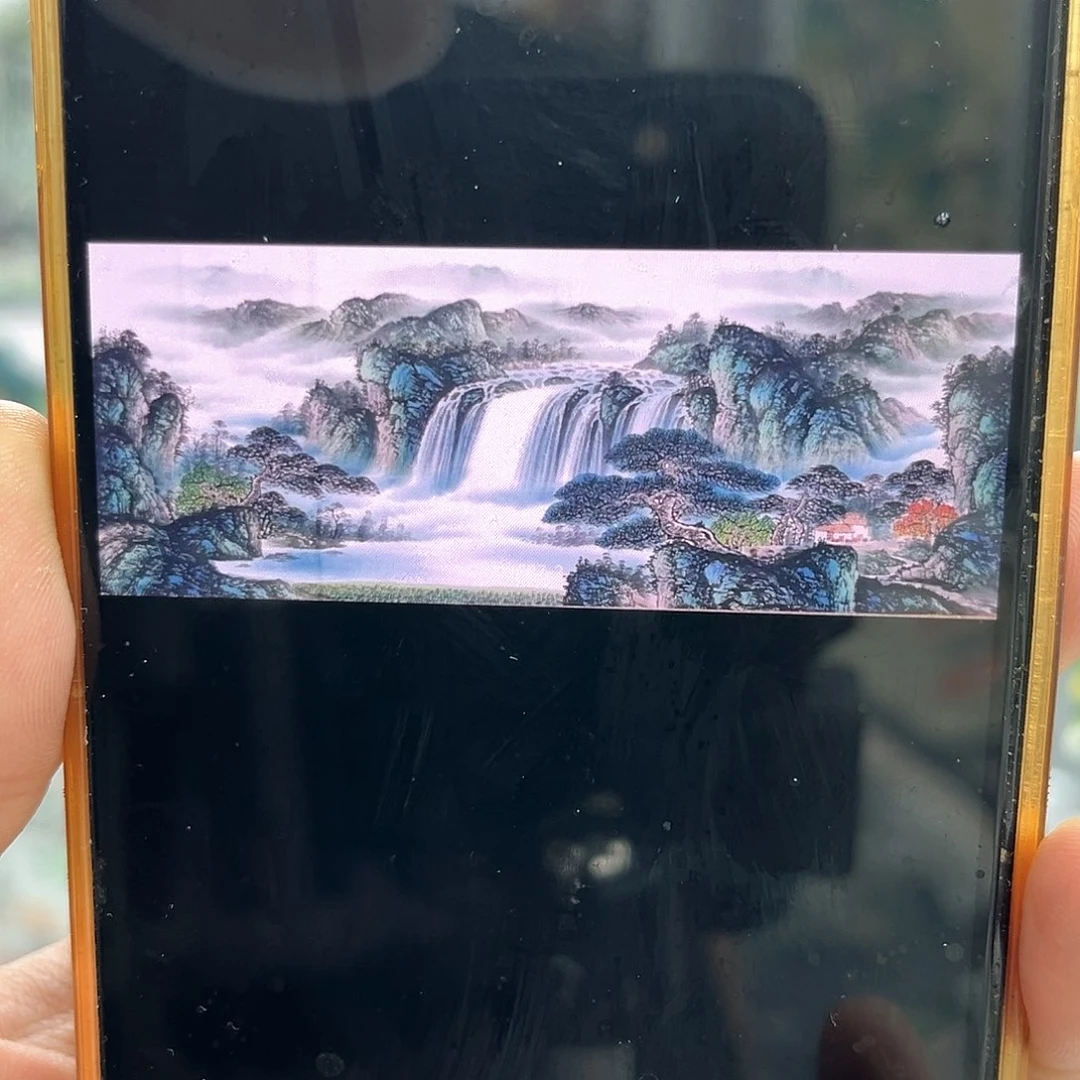 十***方国画明月的直播间 不落款