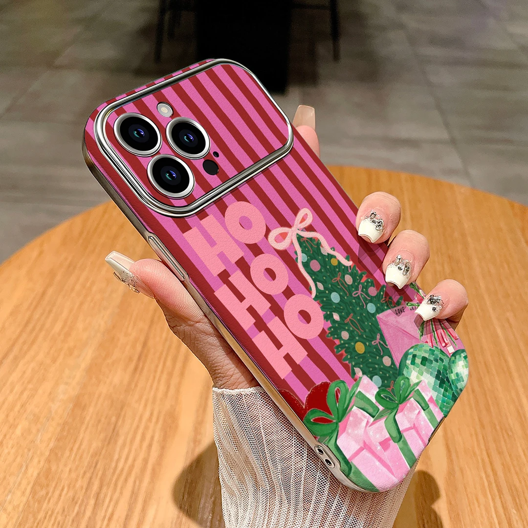 圣诞礼物适用苹果17promax新款手机壳iphone16pro防摔高级感15pro