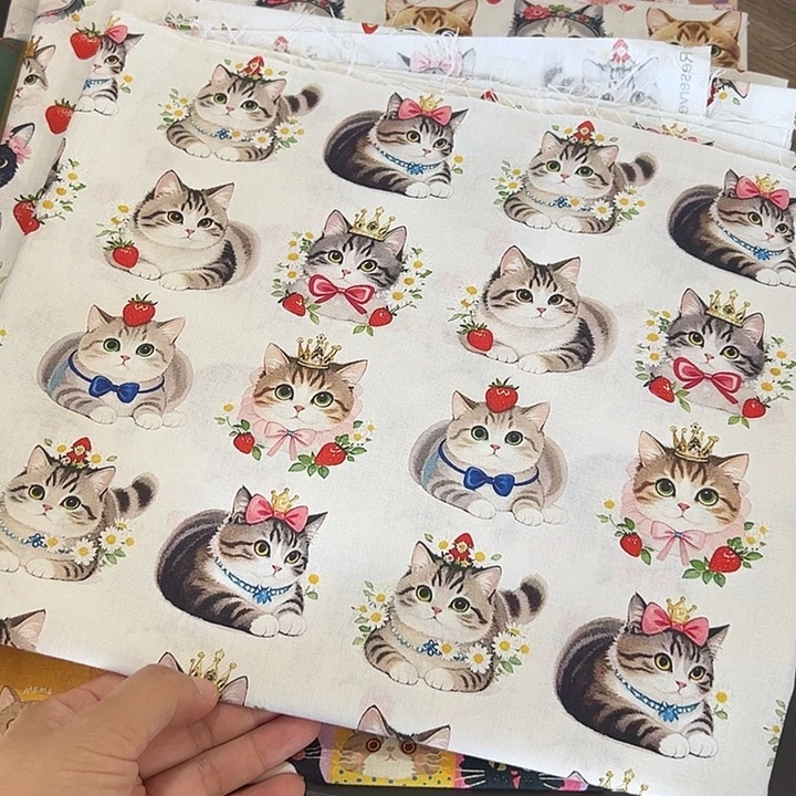 棉一米价纯棉平布1.1米宽果子布艺爆款