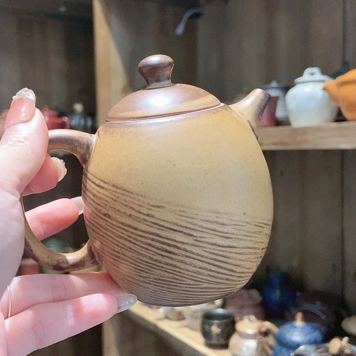 柴烧老岩泥高端茶器