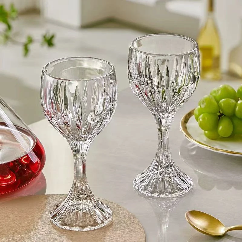 【6只装】高档无铅玻璃高脚一两杯白酒杯小酒杯家用套装精致酒杯