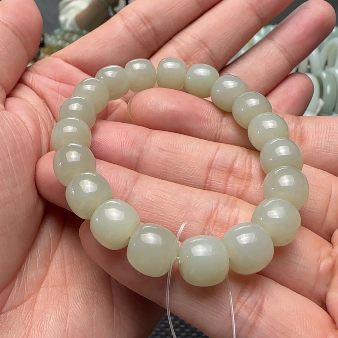 和田玉（青玉）未镶嵌手链