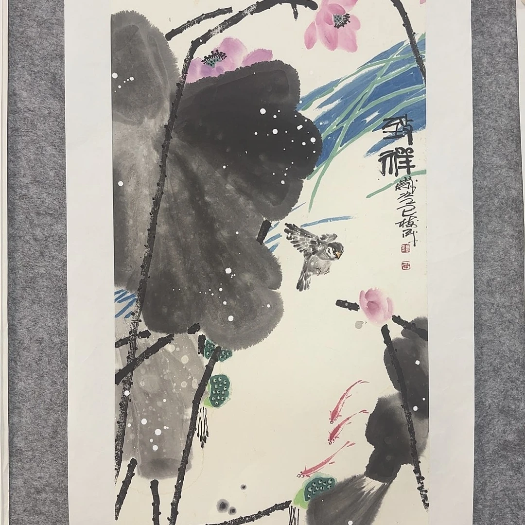 张树茂国画花鸟作品