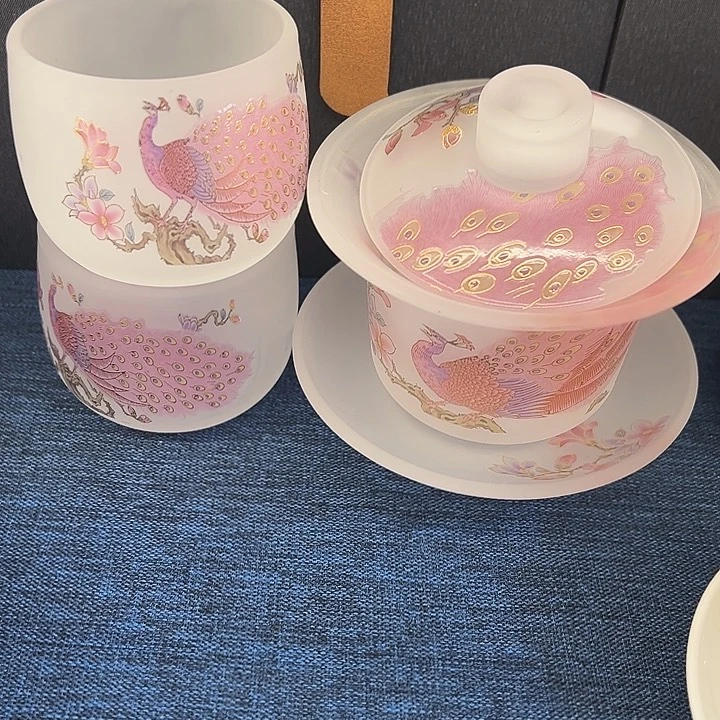 陶景德陶瓷盖碗茶具