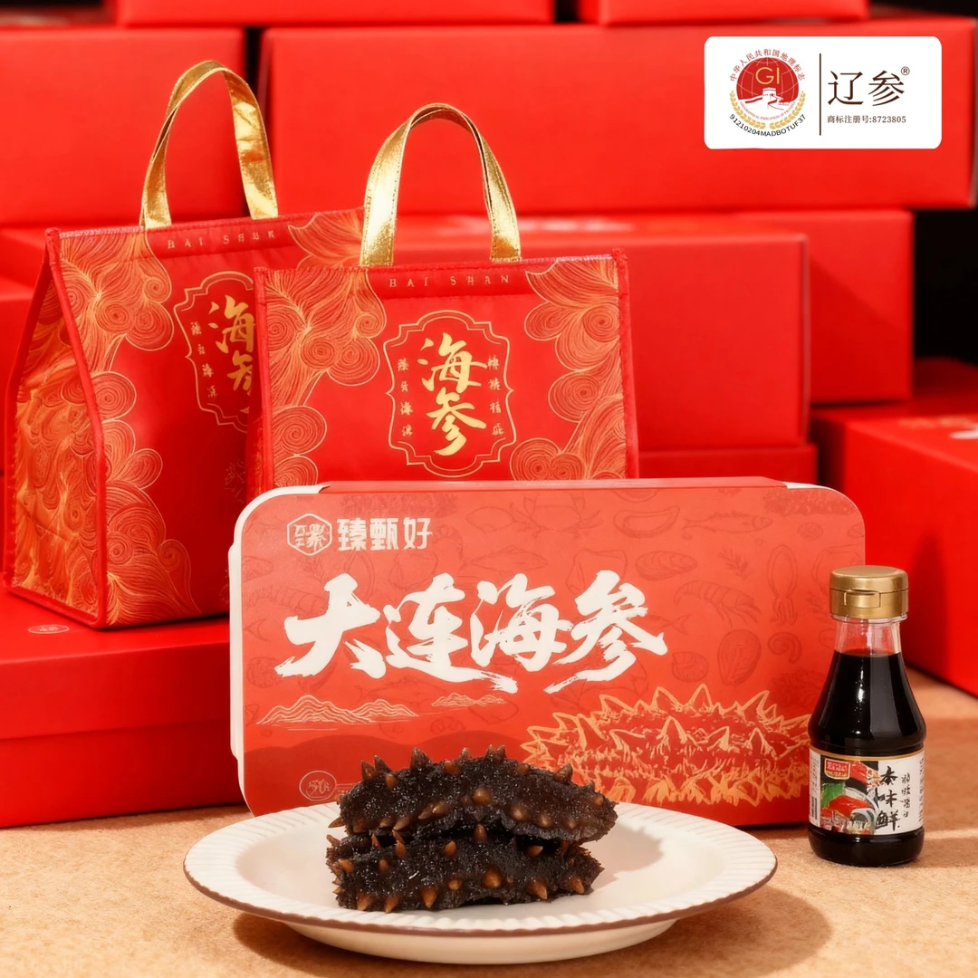 【顺丰冷链发货】 正宗大连6-8头即食辽刺参口感Q弹海鲜大连海参
