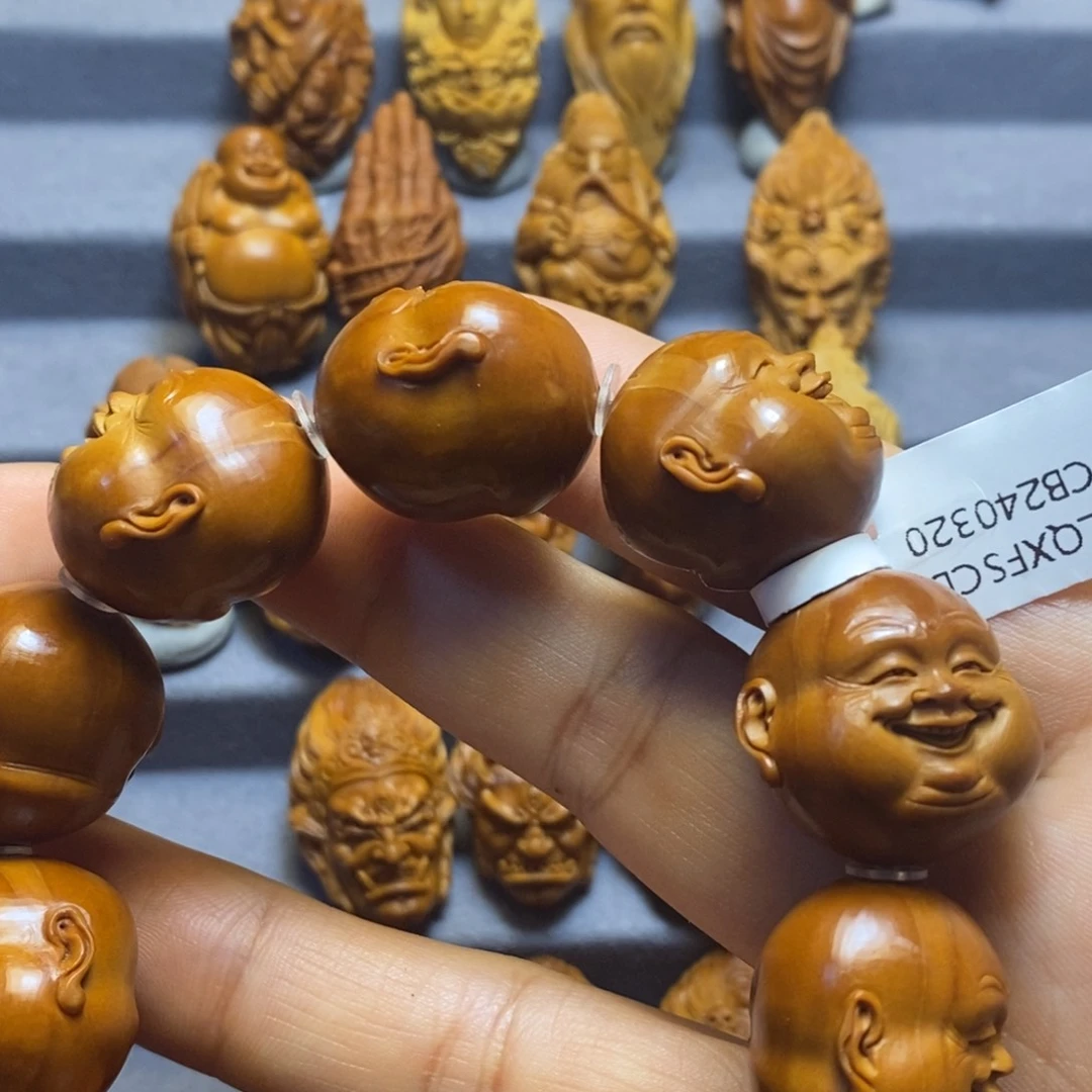 橄榄核手串/手链笑佛
