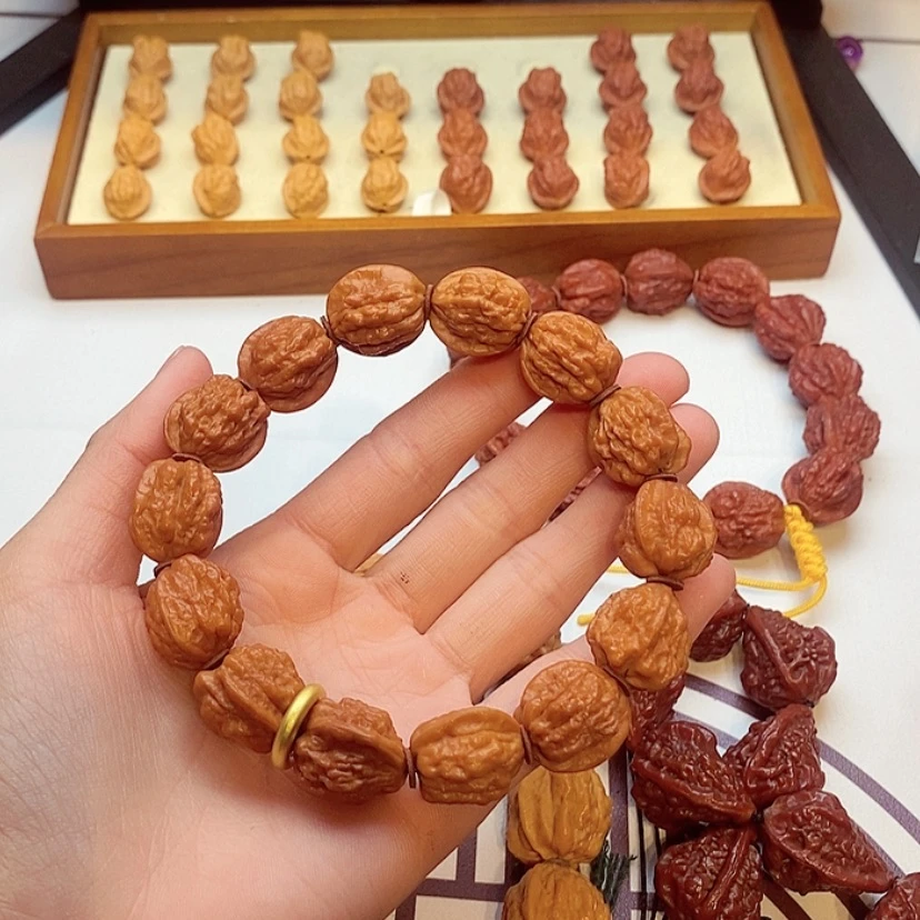 【闪购商品】手串文玩核桃色*小核桃手串