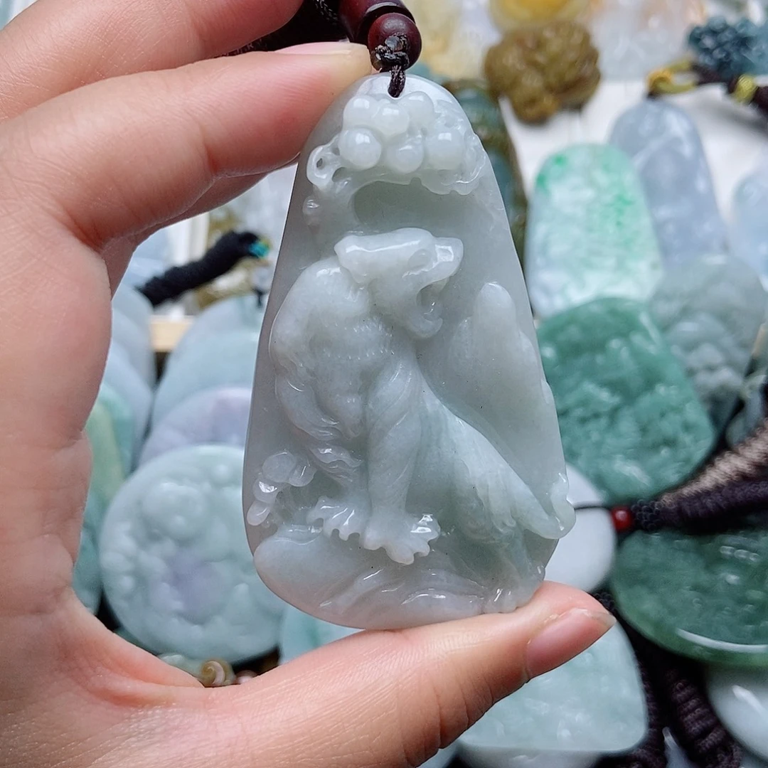 翡翠未镶嵌吊坠(不含链)翡翠