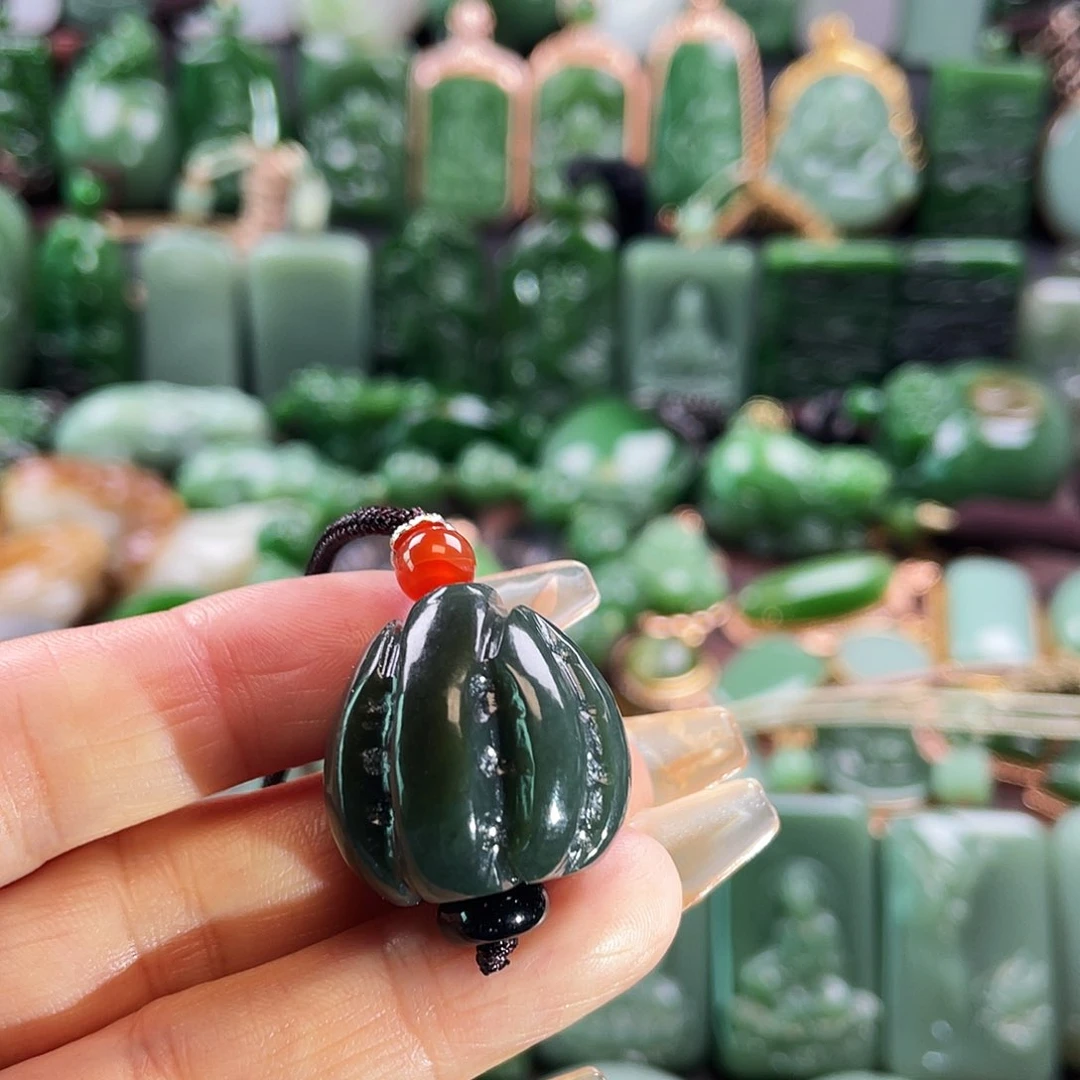 和田玉挂件未镶嵌佳*儿