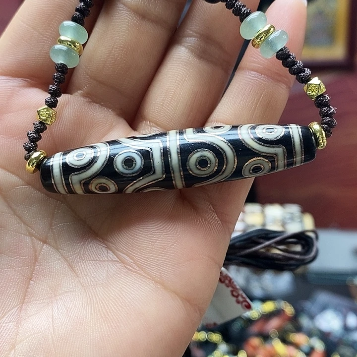 玛瑙/玉髓（覆膜）合金颈饰