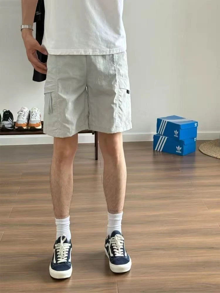 cleanfit尼龙速干工装短裤男夏季美式大口袋宽松休闲五分裤子-288