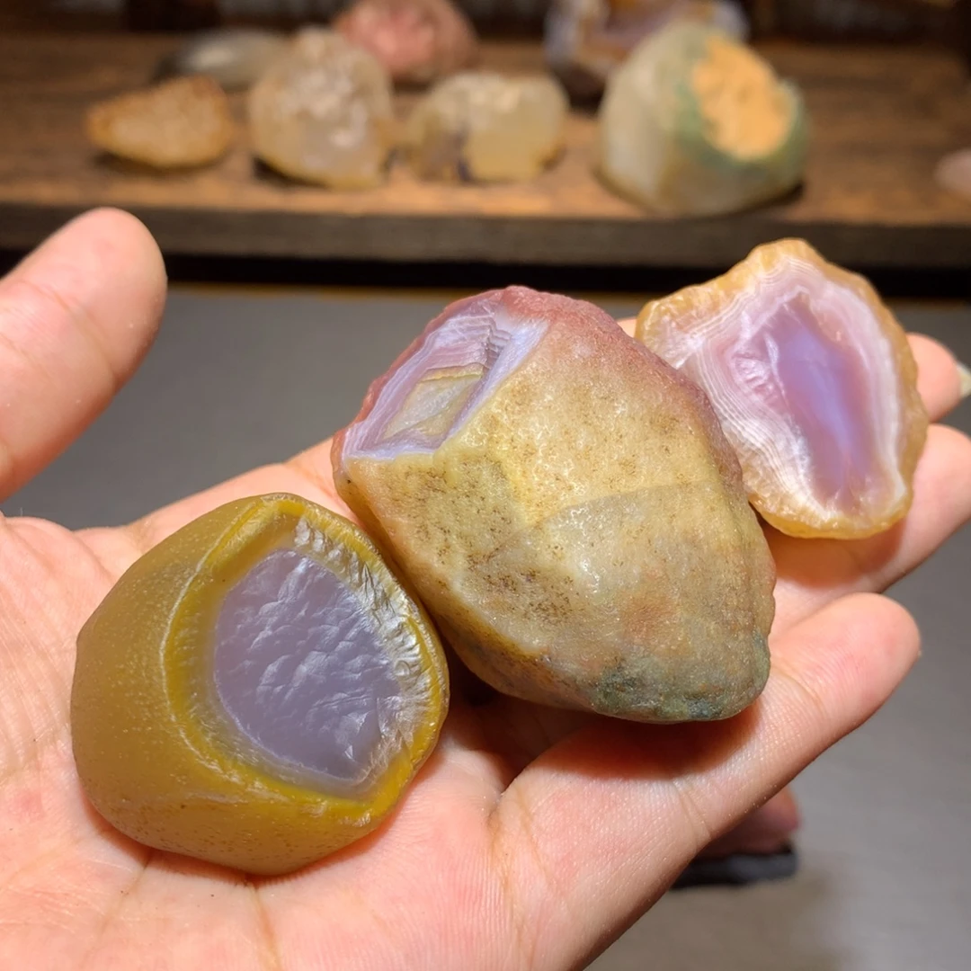 未镶嵌玛瑙/玉髓珠宝奇石