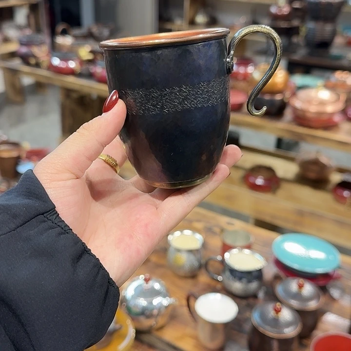 紫铜手工制作摆件一个大号