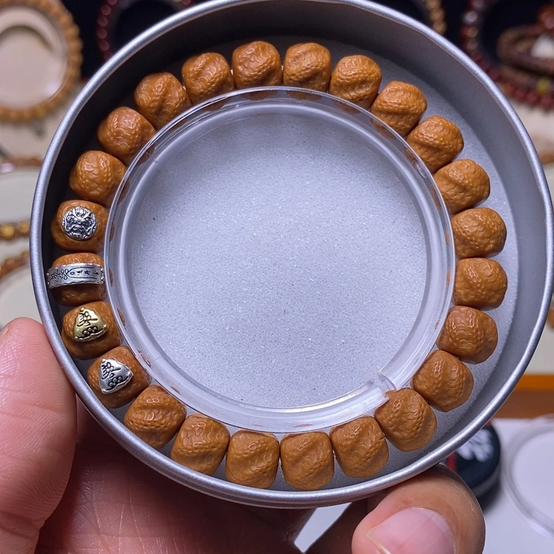 猴头核桃手串四标灵蛇听吟尺寸10+全品