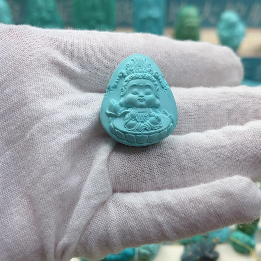 绿松石配饰未镶嵌