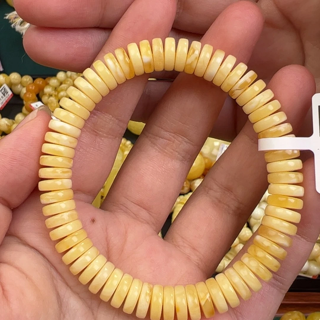 琥珀手链未镶嵌8.8mm隔片