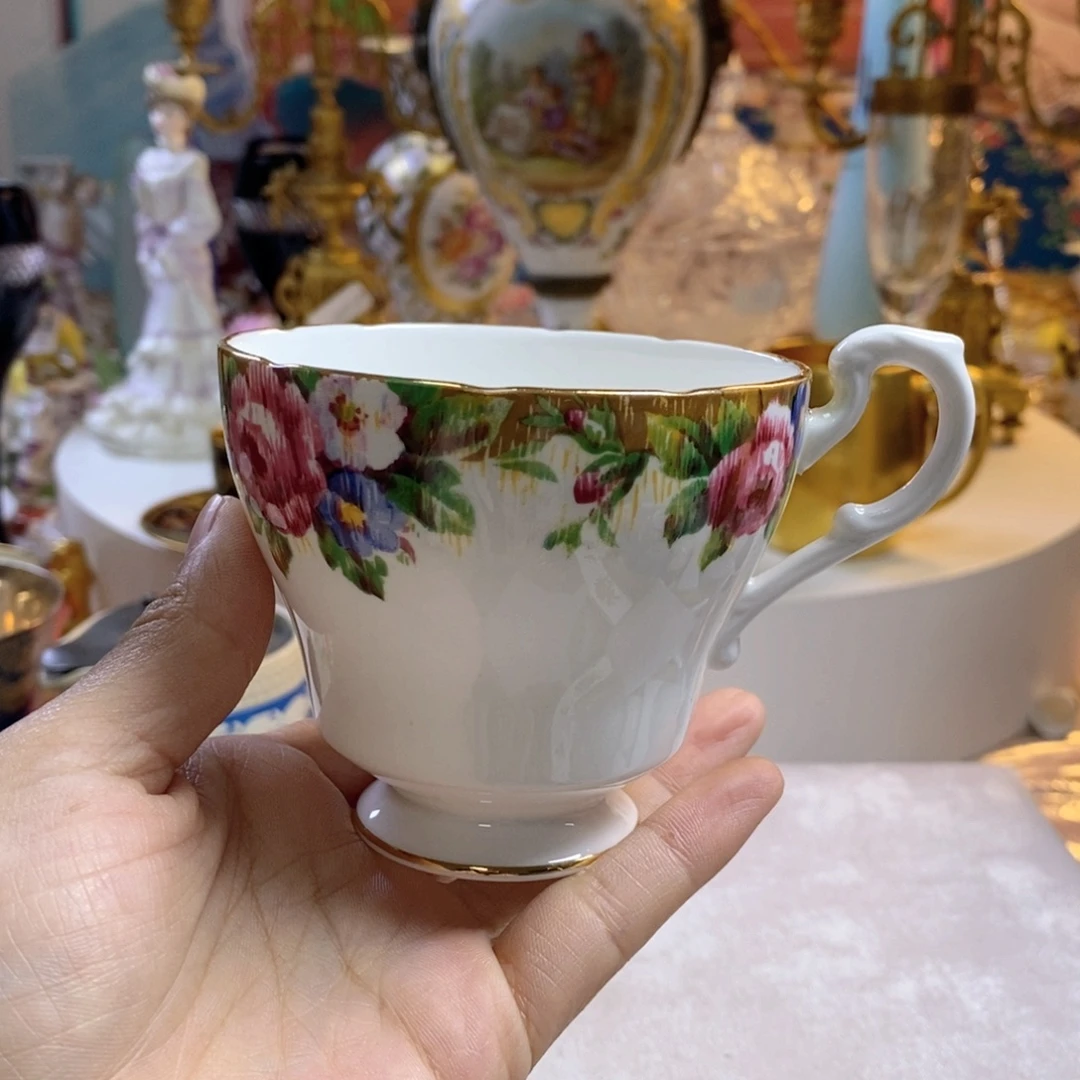 艳***医瓷片瓷器欧瓷咖啡杯水晶杯