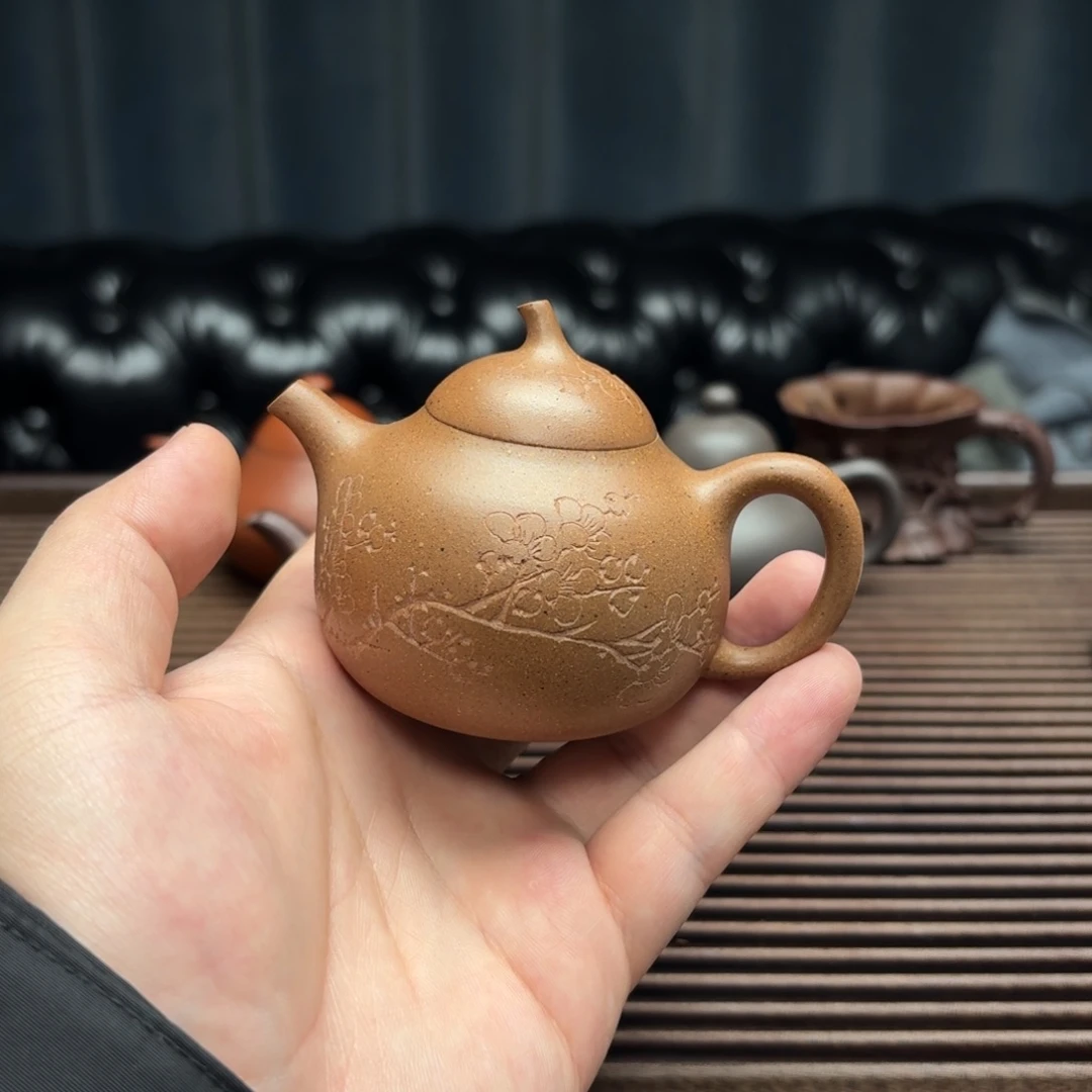 藏***刀紫砂茶壶藏刀匏瓜