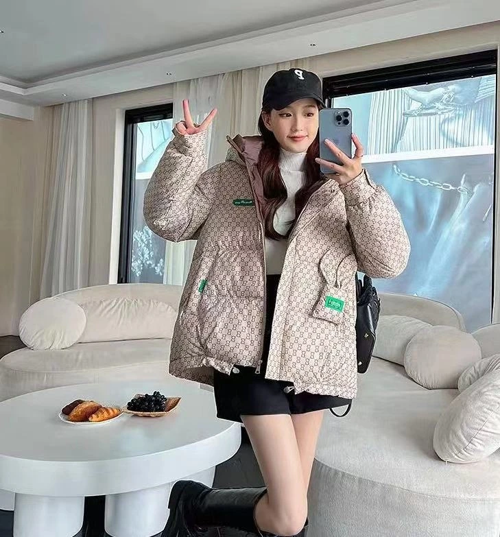 【宠粉专属】小兔印花短款连帽免洗洋气秋冬外套XH