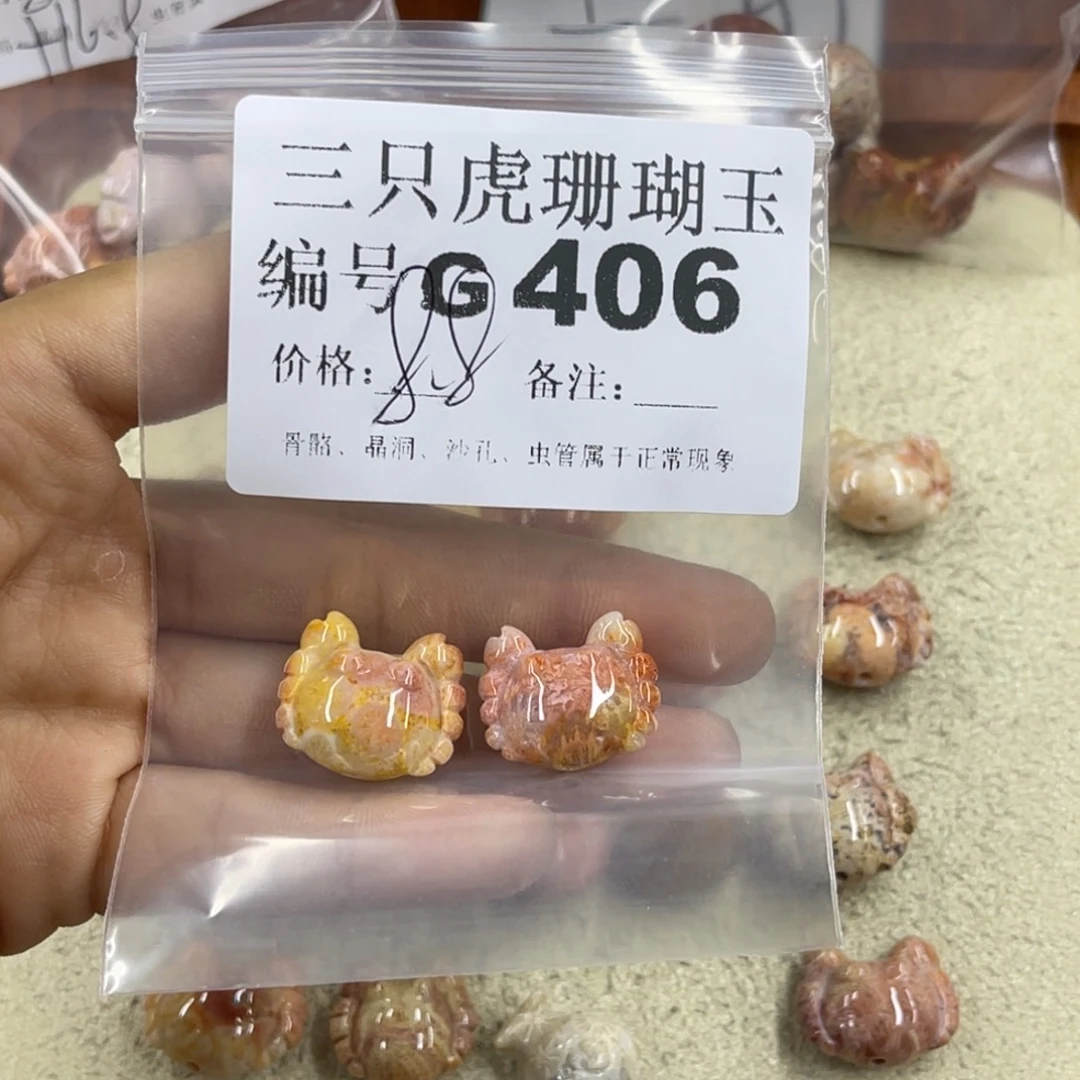 F***s硅化珊瑚（珊瑚玉）未镶嵌h