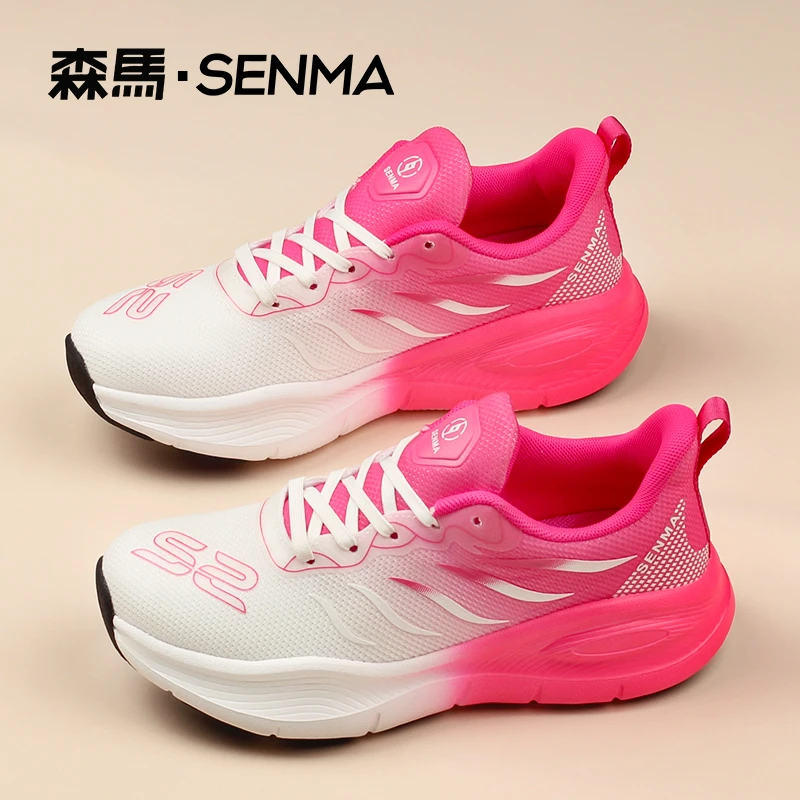 SENMA/森马网面情侣休闲跑鞋女鞋百搭时尚休闲潮流