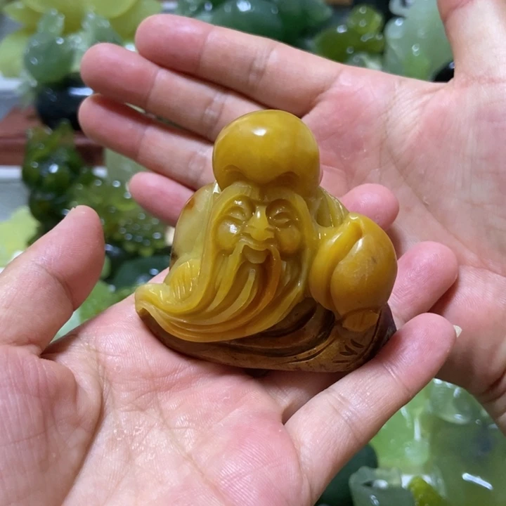 【闪购商品】蛇纹石玉未镶嵌把件