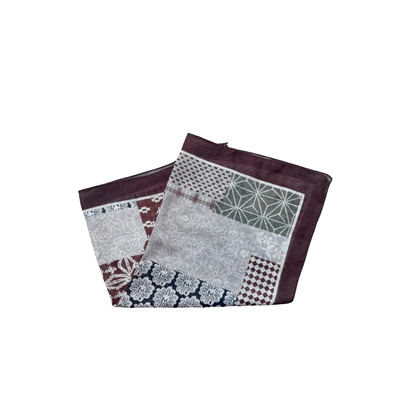 何碧碧HB【奢光幻彩】百搭丝巾全龄雅韵易打理轻熟格调