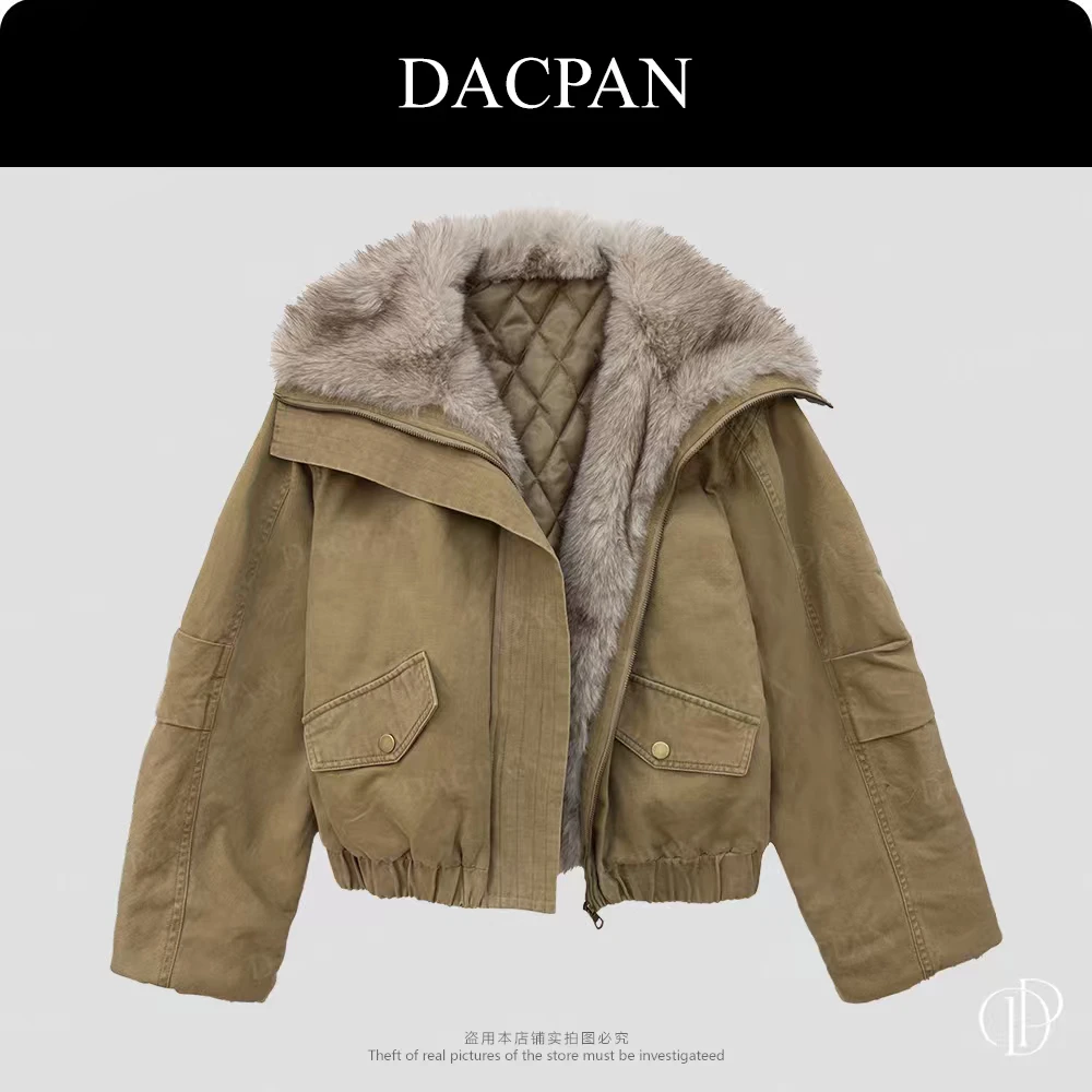 DACPAN-“暖炉派克”大翻领派克羽绒外套  2025/盼·PP 8070