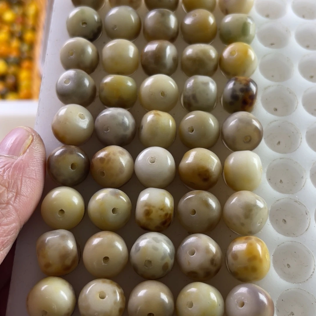 白玉菩提吊坠12-10紫罗兰汉堡50颗