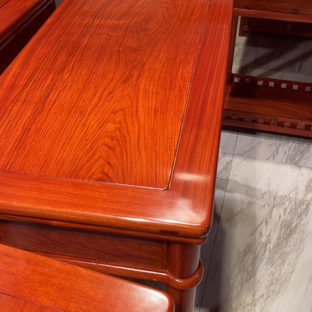 人***海花梨木类案台缅甸花梨木98书桌