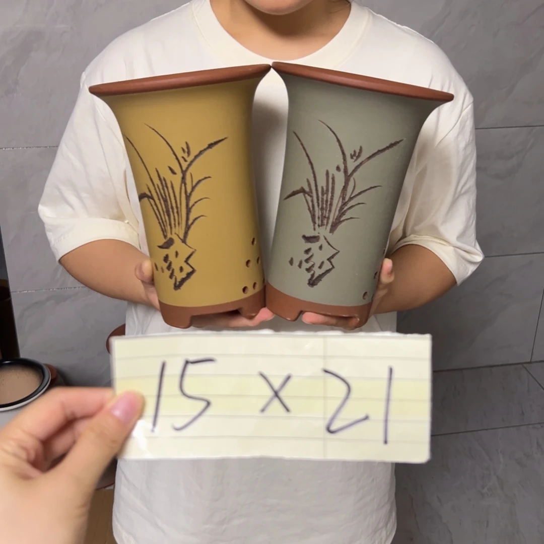 宜兴川阁紫砂花盆