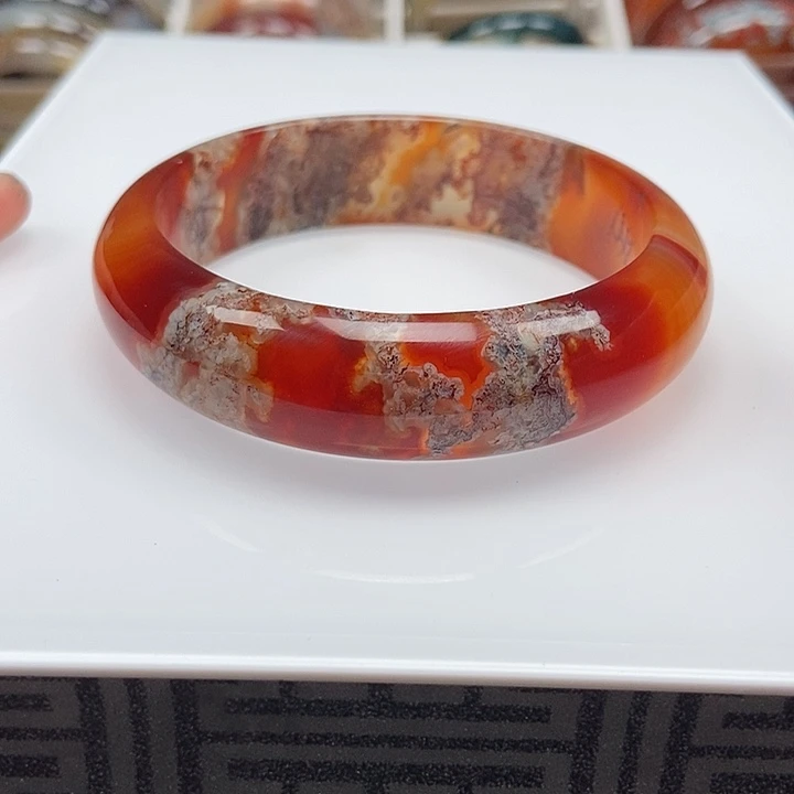 手镯玛瑙/玉髓未镶嵌梅*