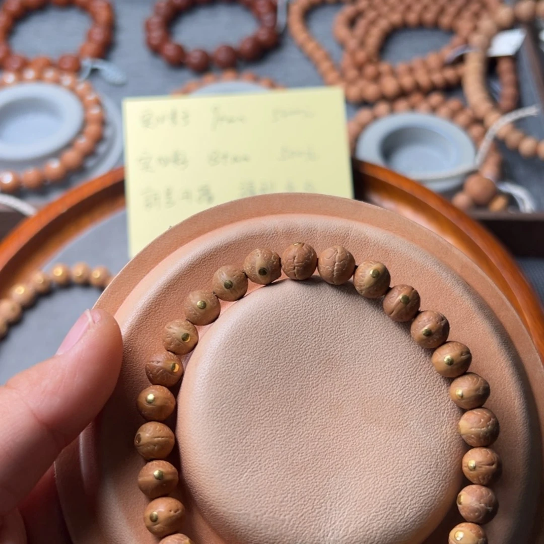 凤眼菩提吊坠7像金顶