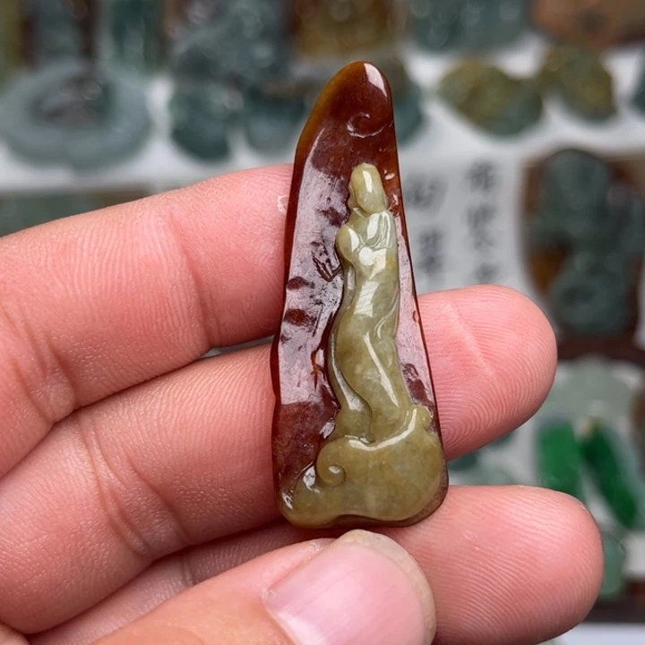 颈饰未镶嵌翡翠悟道