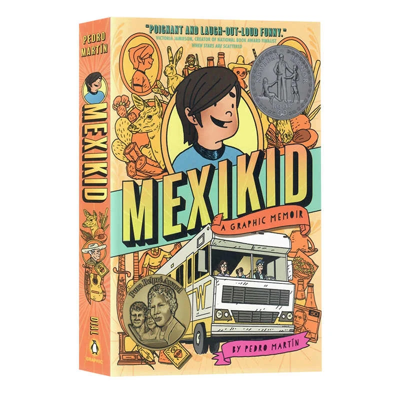 现货 纽伯瑞2024银奖墨西哥男孩英文原版漫画小说 Mexikid