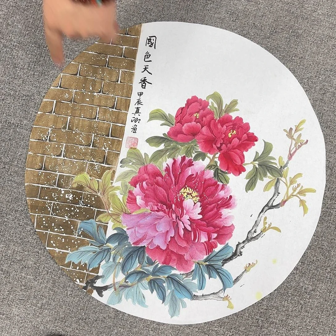 国画国画作品多次在国内外大展