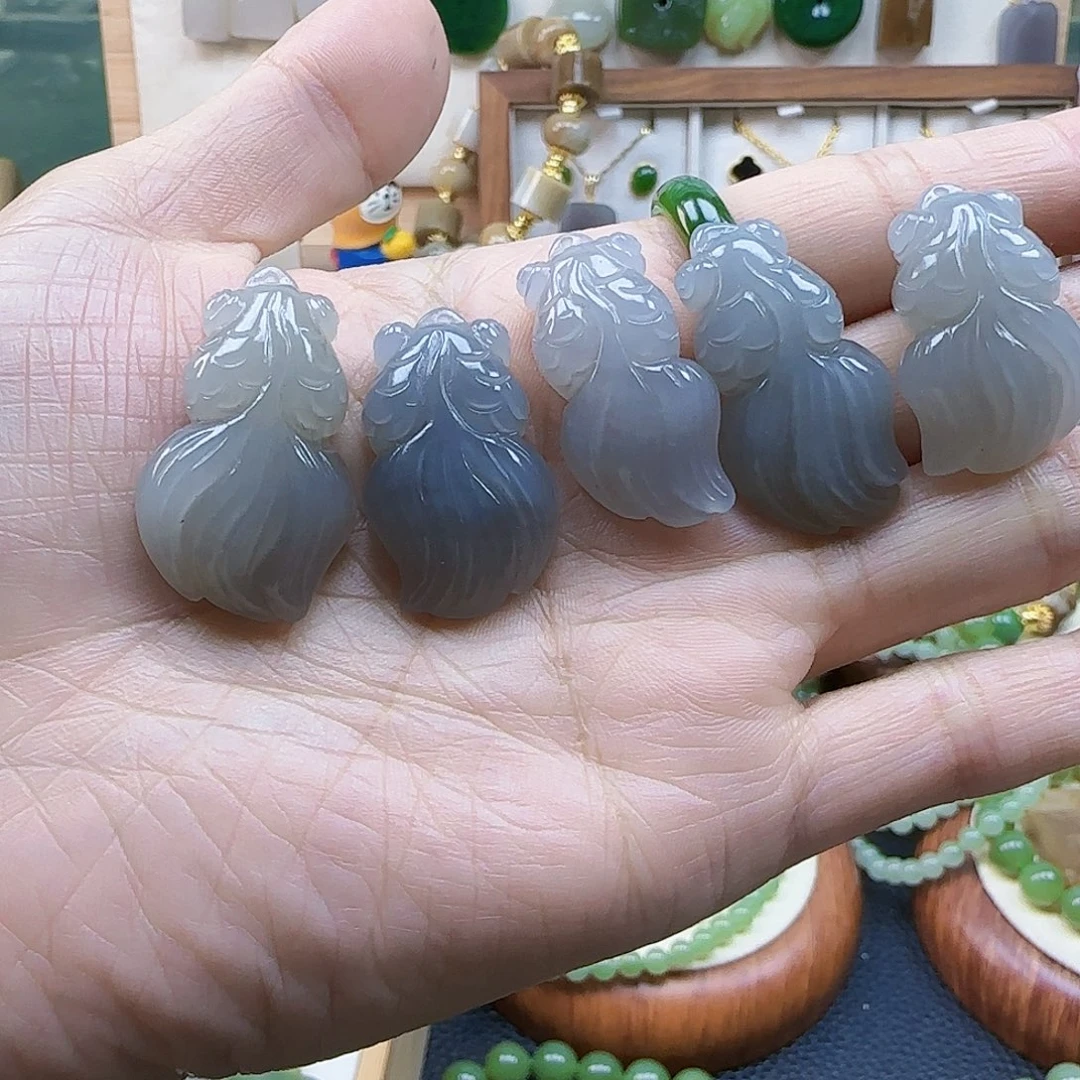和田玉未镶嵌吊坠(不含链)多样性发1