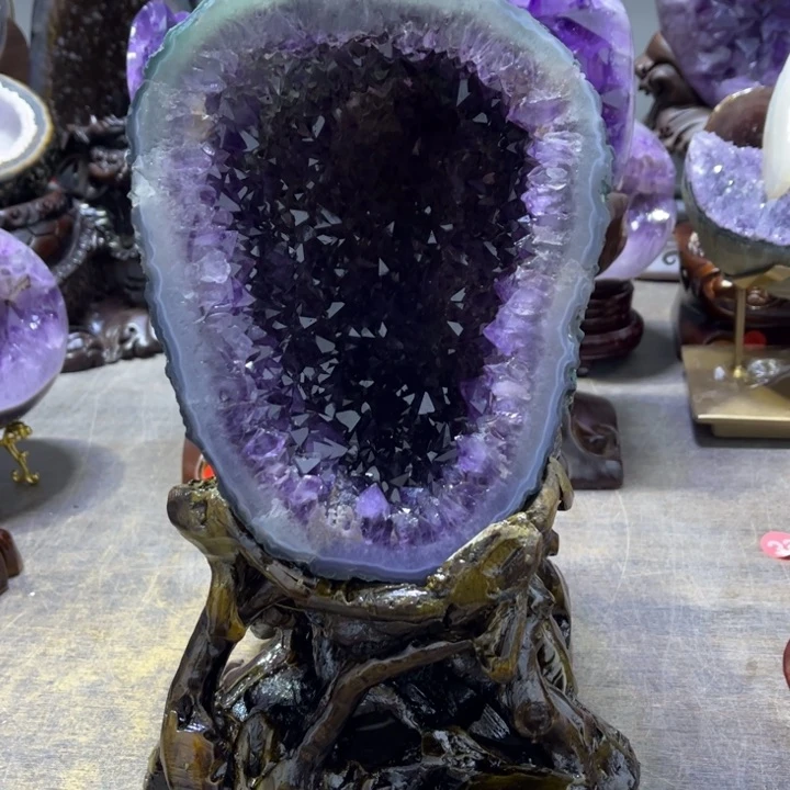 紫晶摆件未镶嵌ꩵ****
